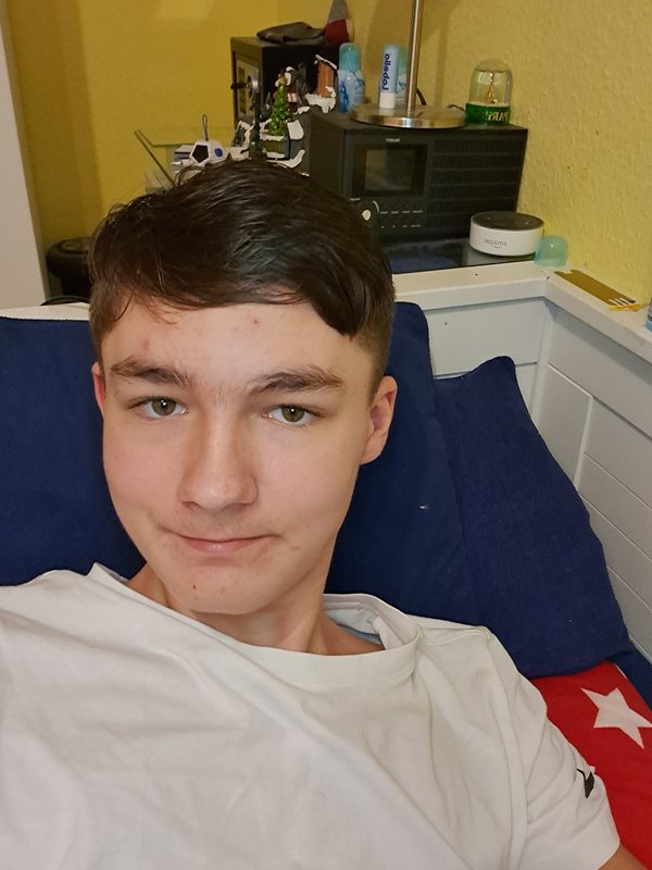 Porträt von Merlin, kurz vor seinem letzten Weihnachten